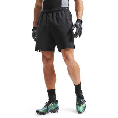 UA Vanish Woven 2.0 men's 6" shorts Black / Castlerock