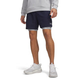 UA Vanish Woven 2.0 short 15 cm pour homme Midnight Navy / Mod Gray