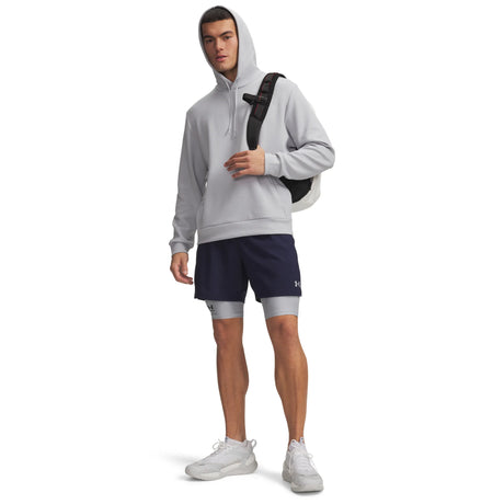 UA Vanish Woven 2.0 men's 6" shorts Midnight Navy / Mod Gray