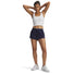 UA Vanish Woven women's 3" shorts Midnight Navy / White