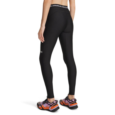 UA HeatGear women's leggings Ultimate Black / White - back