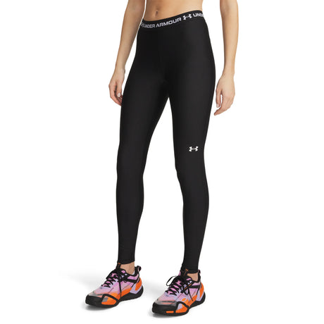 UA HeatGear women's leggings Ultimate Black / White