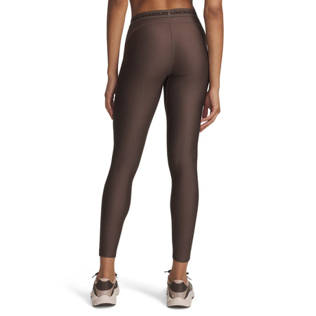 UA HeatGear women's leggings Peppercorn / Kona Brown - back