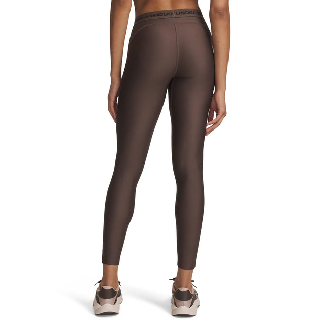 UA HeatGear women's leggings Peppercorn / Kona Brown - back