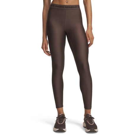 UA HeatGear women's leggings Peppercorn / Kona Brown