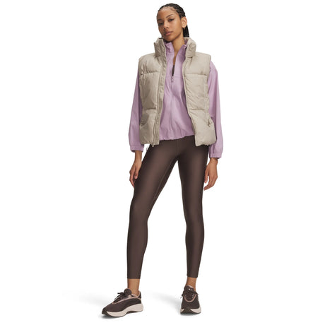 UA HeatGear women's leggings Peppercorn / Kona Brown