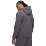 UA Armour Fleece men's full-zip hoodie Castlerock / Black - back