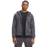 UA Armour Fleece sweatshirt à capuchon zippé pour homme Castlerock / Noir