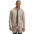 UA Armour Fleece sweatshirt à capuchon zippé pour homme City Khaki / Noir