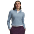 UA Motion chandail demi-zip pour femme Blue Wind / Blue Fog