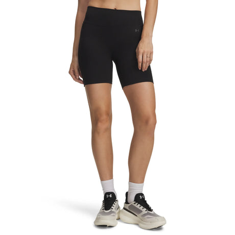 UA Motion women's bike shorts Ultimate Black / Castlerock