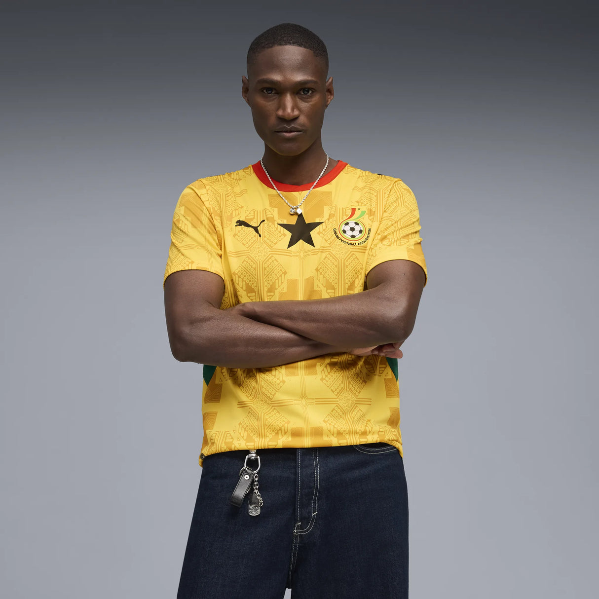 Puma Ghana GFA 2026-27 World Cup Jersey Away - Yellow