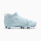 Puma Ultra 6 Match+ Laceless FG/AG Football Boots - Icy Blue / Puma White / Jewel Blue