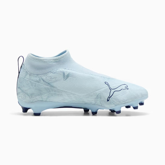 Puma Ultra 6 Match+ Laceless FG/AG Football Boots - Icy Blue / Puma White / Jewel Blue