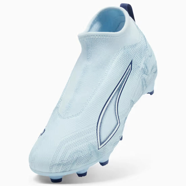 Puma Ultra 6 Match+ Laceless FG/AG Football Boots - Icy Blue / Puma White / Jewel Blue