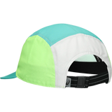 ASICS casquette de course de performance à 5 panneaux -Crème / Vert Aurora