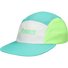 ASICS casquette de course de performance à 5 panneaux -Crème / Vert Aurora