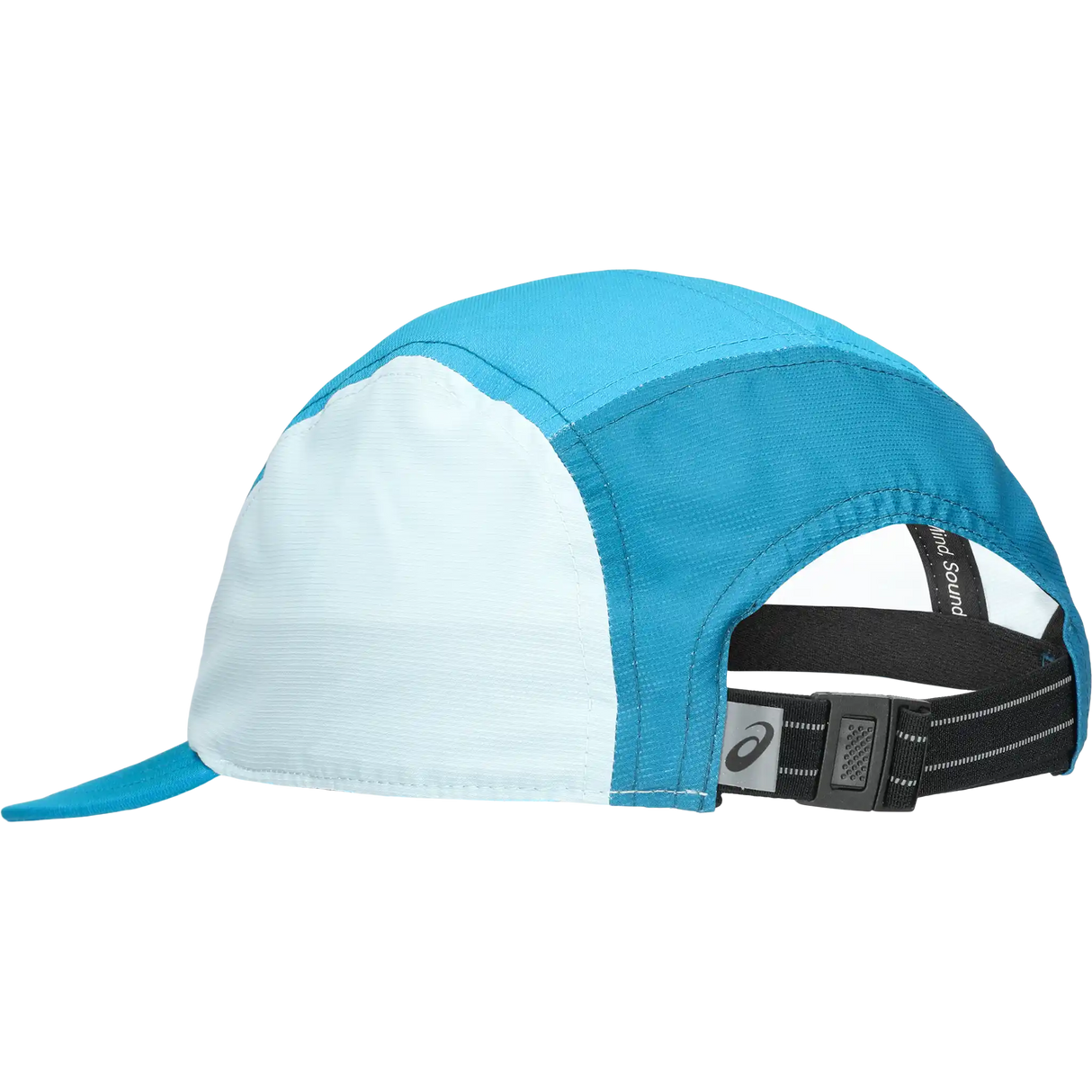 ASICS casquette de course de performance à 5 panneaux - Bleu égéen / Sarcelles foncées