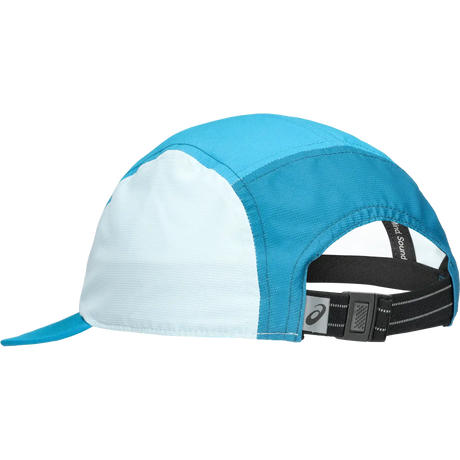 ASICS casquette de course de performance à 5 panneaux - Bleu égéen / Sarcelles foncées