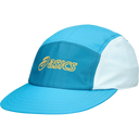 ASICS casquette de course de performance à 5 panneaux - Bleu égéen / Sarcelles foncées