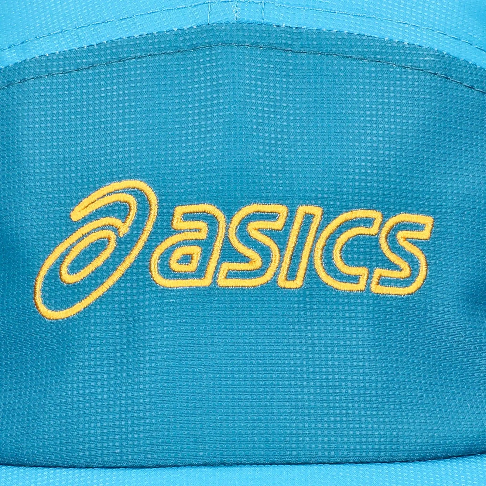 ASICS casquette de course de performance à 5 panneaux - Bleu égéen / Sarcelles foncées