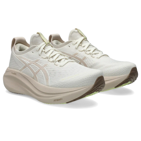 ASICS Gel Nimbus 27 chaussures de course à pied pour femme - Cream / Mineral Beige