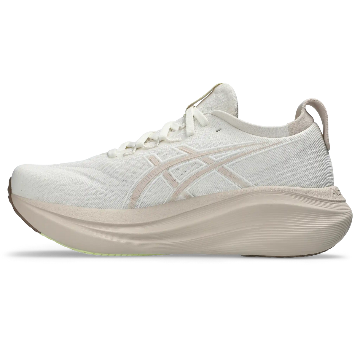 ASICS Gel Nimbus 27 chaussures de course à pied pour femme - Cream / Mineral Beige