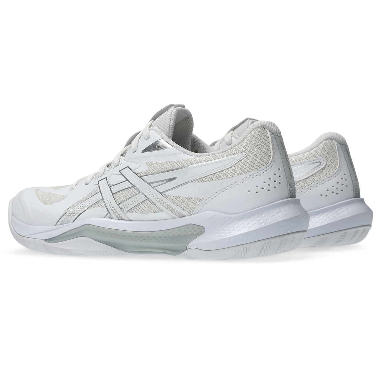 ASICS Gel-Tactic 13 souliers de court femme - White / Pure Silver