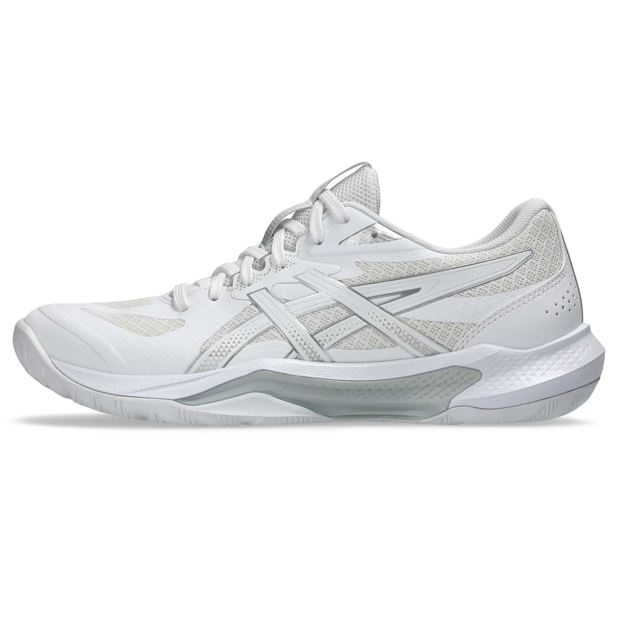 ASICS Gel-Tactic 13 souliers de court femme - White / Pure Silver