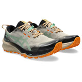 ASICS Gel-Trabuco 12 souliers de course sur sentier homme paire- Feather Grey / Dark Mint