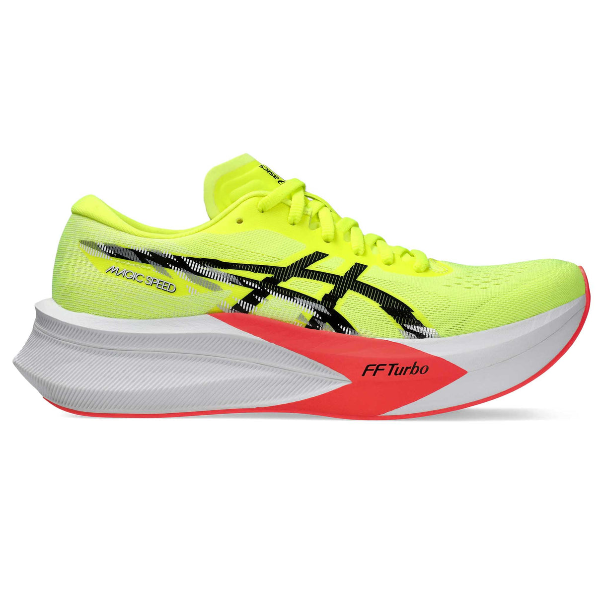 ASICS Magic Speed 4 souliers de course femme - Safety Yellow / Black