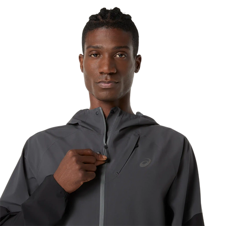 ASICS Metarun Legend Jacket de course à pied homme - Noir performance / Gris graphite