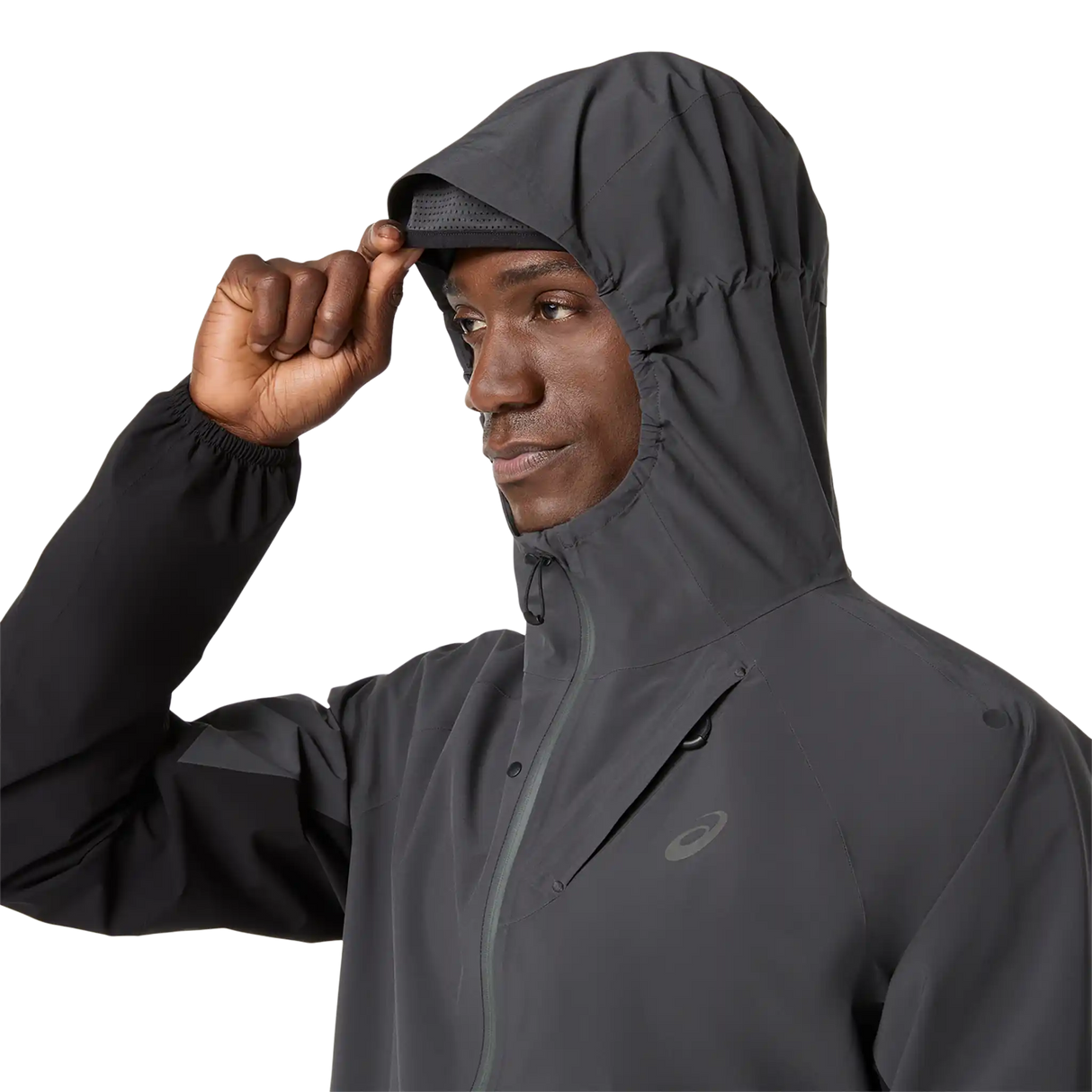 ASICS Metarun Legend Jacket de course à pied homme - Noir performance / Gris graphite