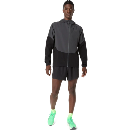 ASICS Metarun Legend Jacket de course à pied homme - Noir performance / Gris graphite