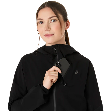 ASICS Metarun Legend Jacket de course à pied pour femme - Noir performance