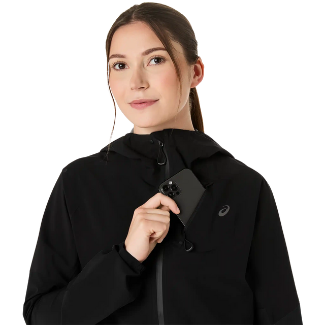 ASICS Metarun Legend Jacket de course à pied pour femme - Noir performance