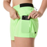 ASICS Metarun Split short femme - Vert lumineux