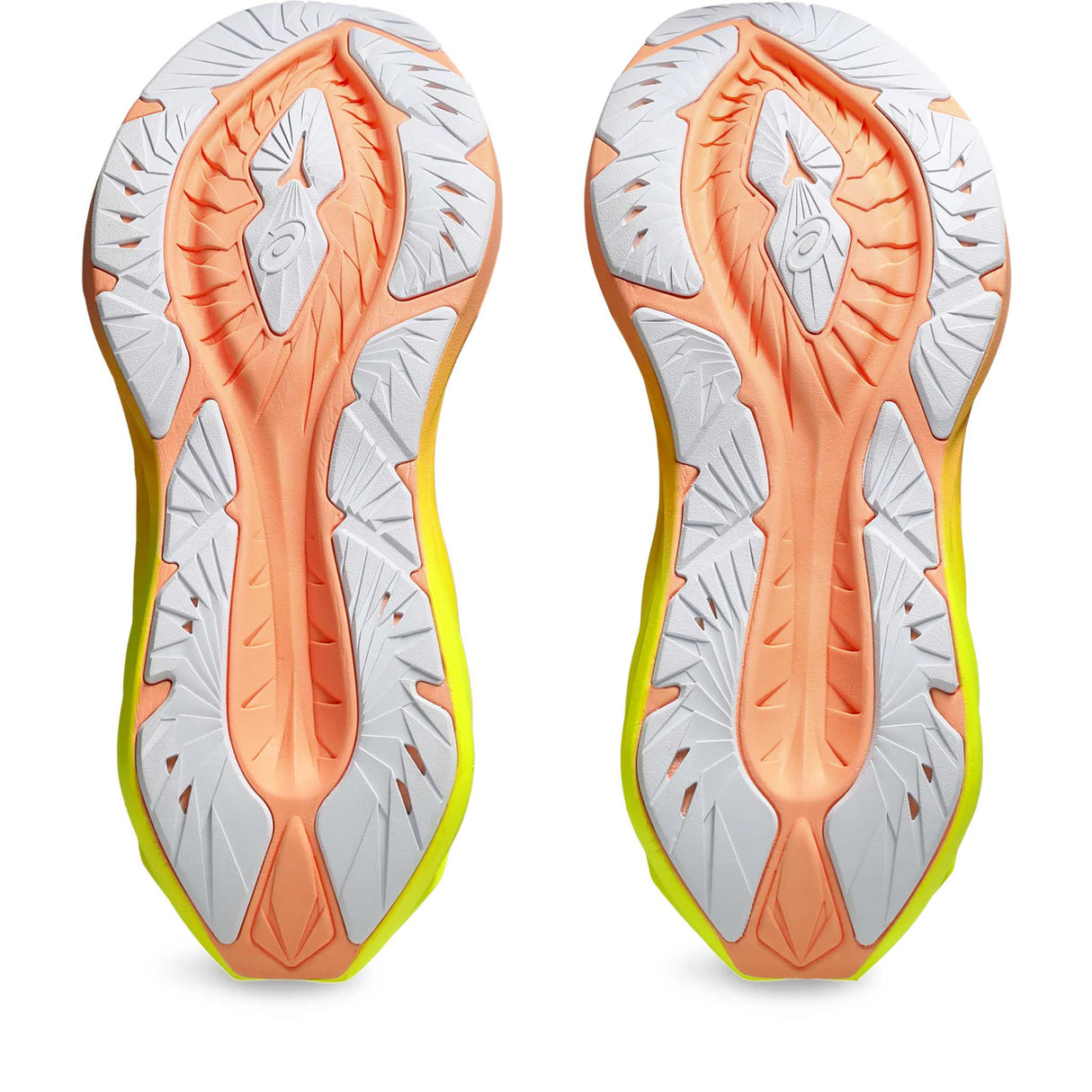 ASICS Novablast 4 Paris souliers de course homme semelles-Cool Matcha / Safety Yellow