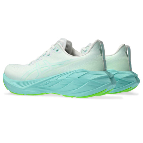 ASICS Novablast 4 chaussures de course à pied pour femme latéral - White / Illuminate Mint