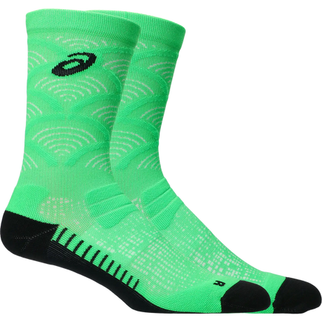 ASICS Performance Run Sock Crew chaussettes mi-mollet - Vert vital