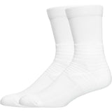 ASICS Resolution Crew chaussettes mi-mollet unisexes face interne - blanc