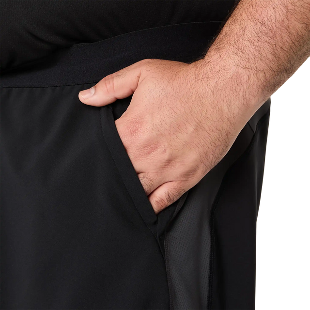 ASICS Road 2-en-1 short de course à pied 5 po homme - Noir performance