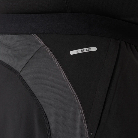 ASICS Road 2-en-1 short de course à pied 5 po homme - Noir performance