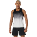 ASICS Road Fade Singlet homme - Noir Performance / Crème