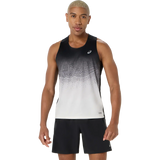 ASICS Road Fade Singlet homme - Noir Performance / Crème