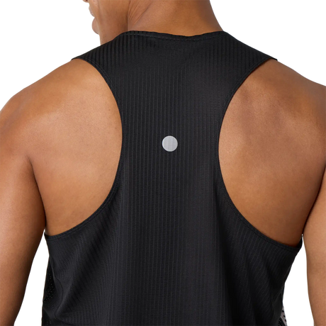 ASICS Road Fade Singlet homme - Noir Performance / Crème