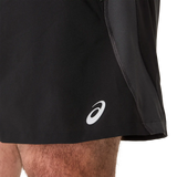 ASICS Road short de course à pied 5 po homme - Noir Performance / Gris Graphite