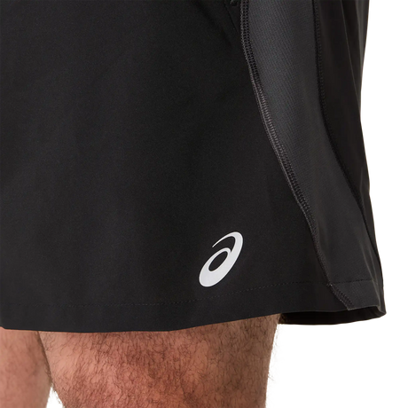 ASICS Road short de course à pied 5 po homme - Noir Performance / Gris Graphite