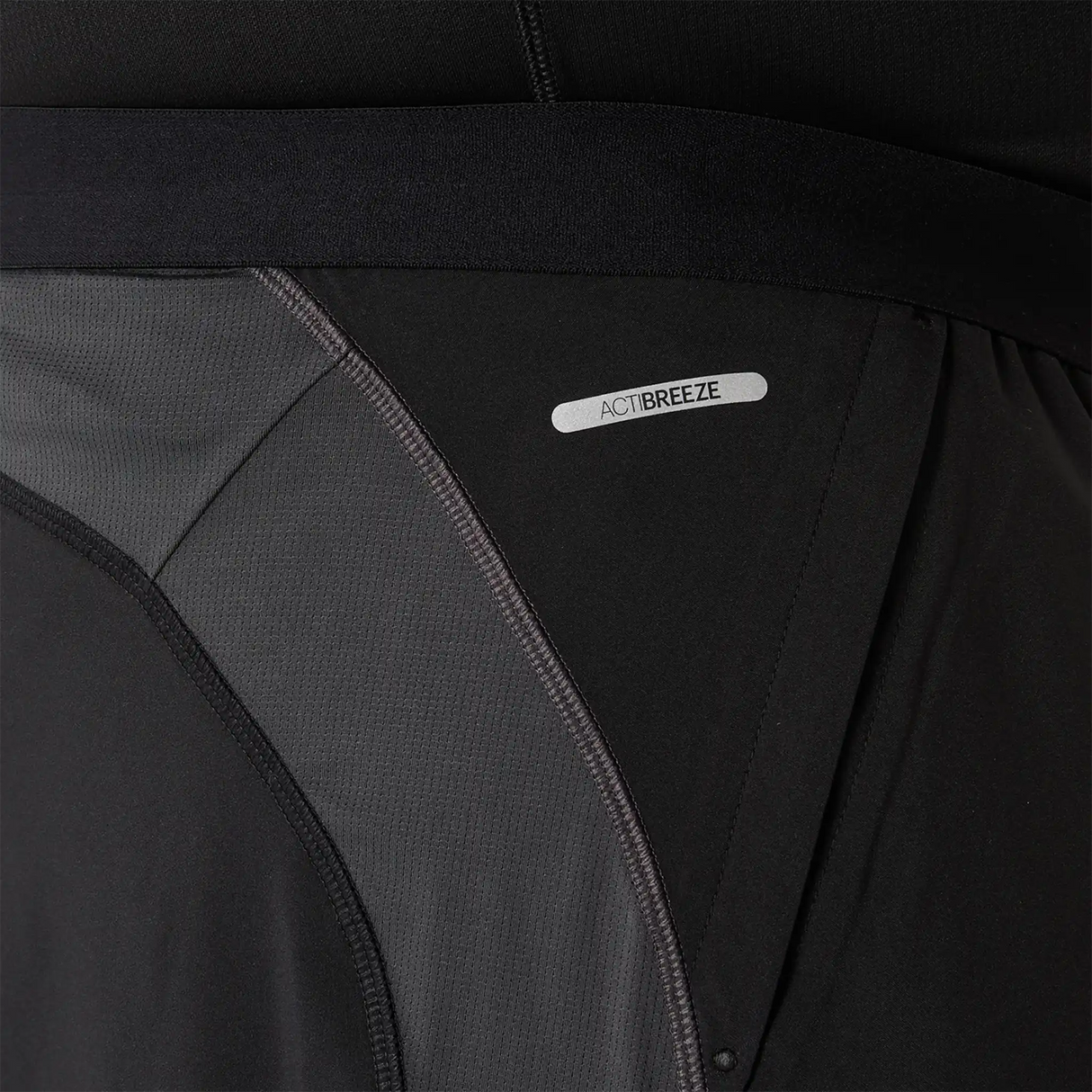 ASICS Road short de course à pied 5 po homme - Noir Performance / Gris Graphite