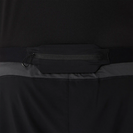 ASICS Road short de course à pied 5 po homme - Noir Performance / Gris Graphite